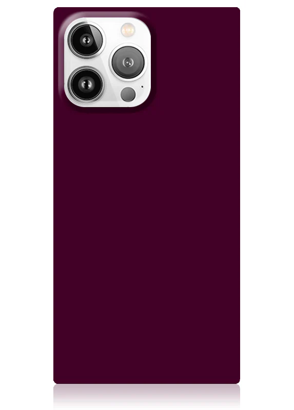 SQUARE® Burgundy iPhone Case - Image 51