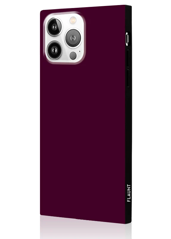 SQUARE® Burgundy iPhone Case - Image 54