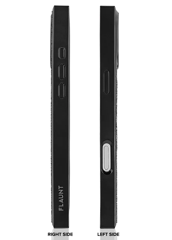 Elite Collection - SQUARE® Black Crystal Elegance iPhone Case - Image 45