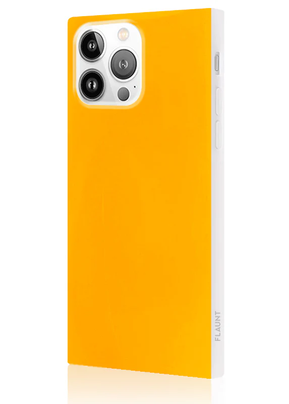 SQUARE® Neon Orange iPhone Case - Image 44