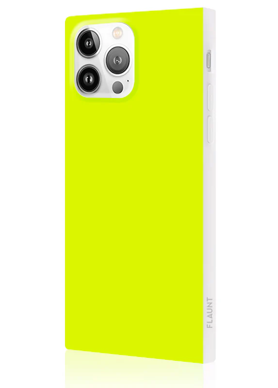 SQUARE® Neon Yellow iPhone Case - Image 26