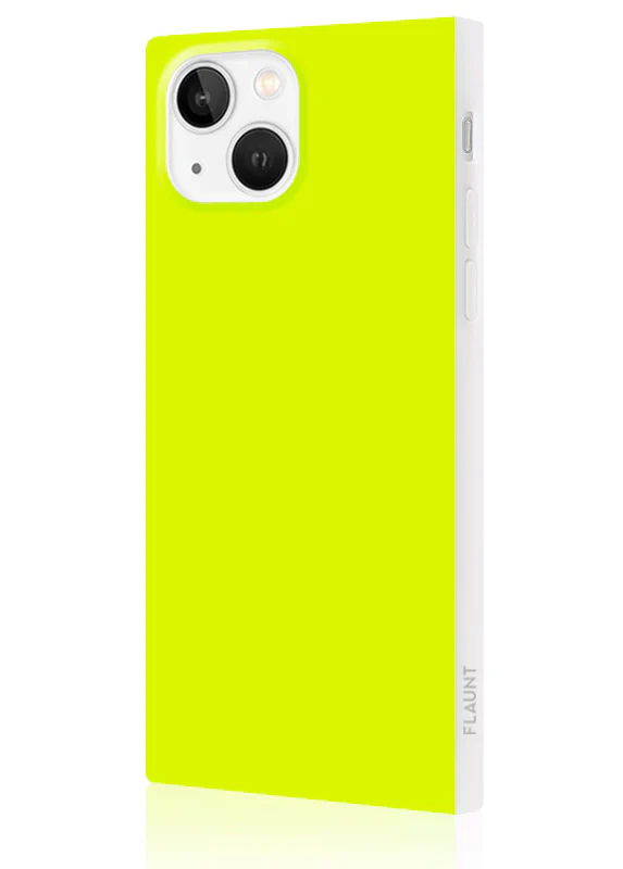SQUARE® Neon Yellow iPhone Case - Image 38