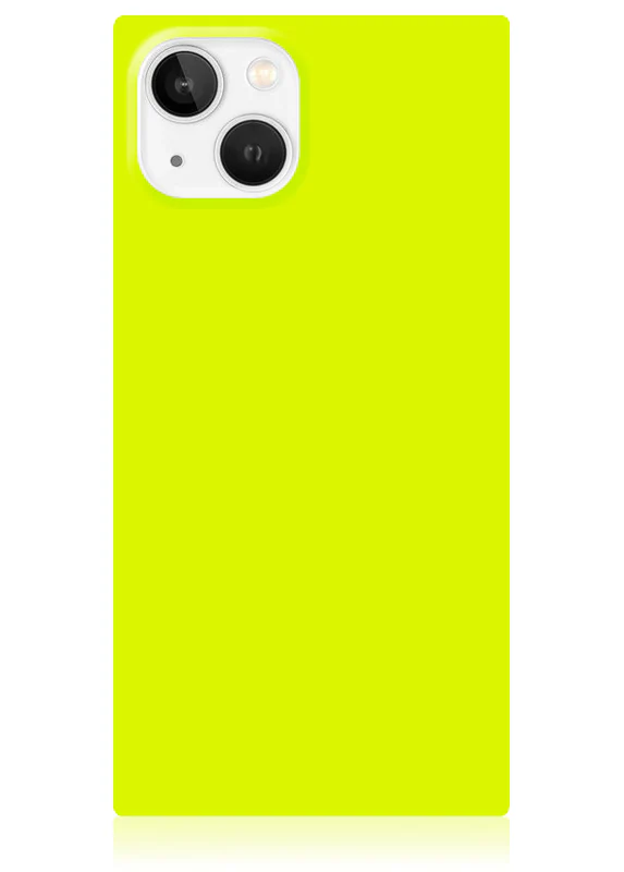SQUARE® Neon Yellow iPhone Case - Image 39