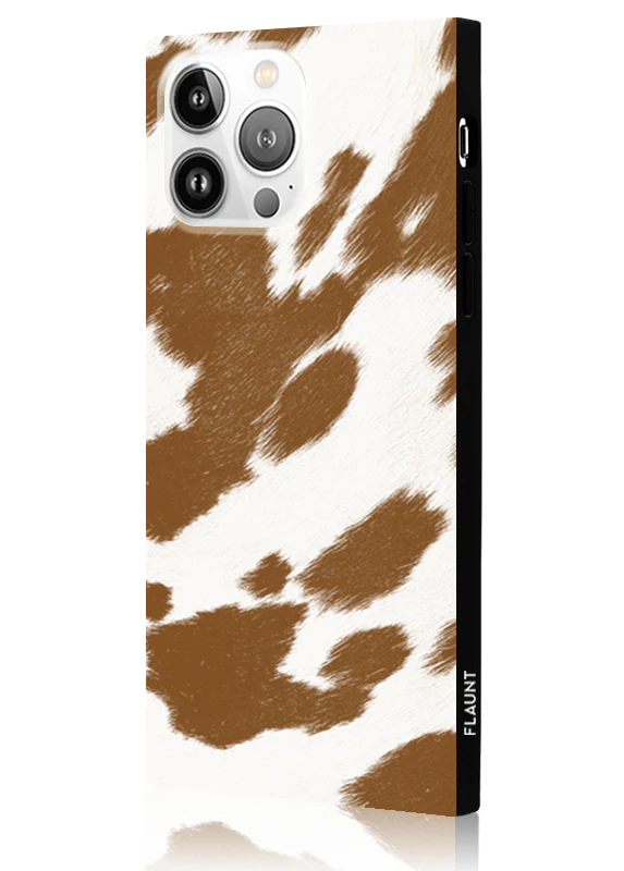 SQUARE® Tan Cow iPhone Case - Image 40